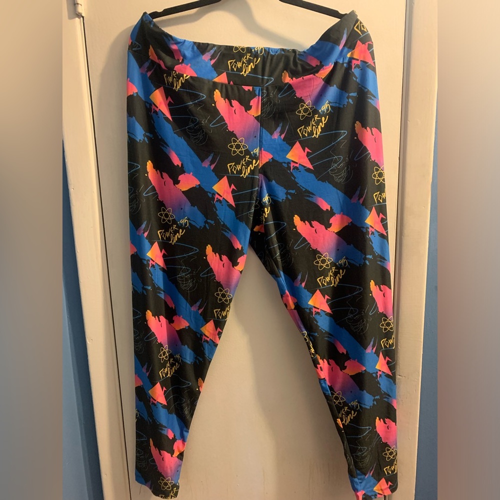 A Goofy Movie Powerline, ‘95 Tour Retro style Leggings. Size XXL
